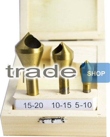 Frese Coniche 3 Punte Svasatrici Fresa Conica Svasare Metallo 15-20 10-15 5-10 Fai da te/Utensili elettrici e a mano/Accessori per utensili elettrici/Accessori per la fresatura/Frese a candela/Frese coniche Trade Shop italia - Napoli, Commerciovirtuoso.it