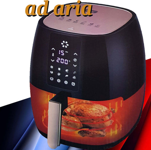 Friggitrice Ad Aria 1400w 5lt Display Lcd Funzione Temporizzazione Potente Q-z8 Casa e cucina/Elettrodomestici per la cucina/Friggitrici Trade Shop italia - Napoli, Commerciovirtuoso.it