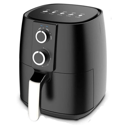 Friggitrice Ad Aria 3,8lt 1450w Manopola Timer Termostato Regolabile Piedini Anti-scivolo