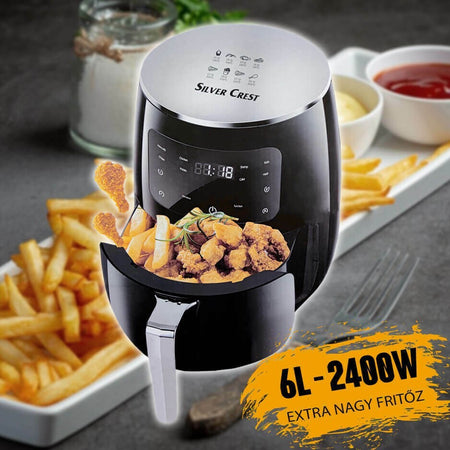 FRIGGITRICE AD ARIA CALDA 6lt Senza Olio Touch Screen LCD 2400W CESTO REMOVIBILE Casa e cucina/Elettrodomestici per la cucina/Friggitrici Zencoccostore - Formia, Commerciovirtuoso.it