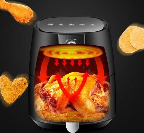 Friggitrice Ad Aria Calda Senza Olio Capacit? 5,5 Litri 1500 Watt Cucina Tx-8439 Casa e cucina/Elettrodomestici per la cucina/Friggitrici Trade Shop italia - Napoli, Commerciovirtuoso.it
