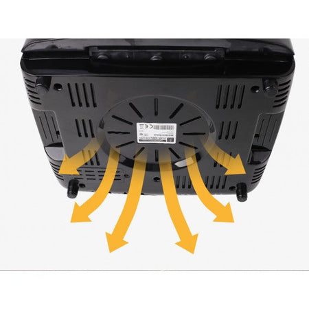 Friggitrice ad aria elettrica ideale per tutti i tipi di frittura, capacità 12 litri