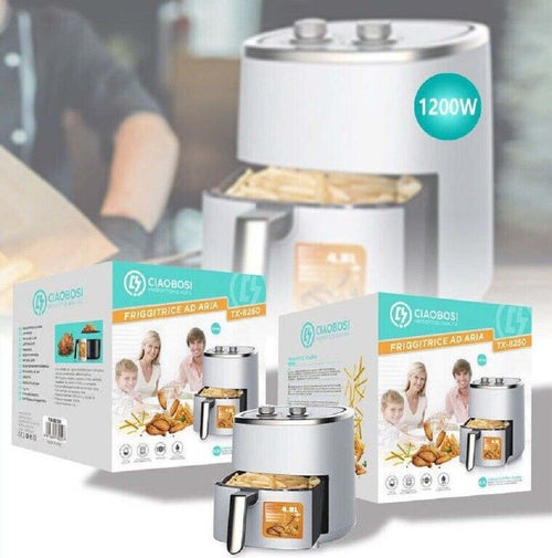 Friggitrice Ad Aria Elettrica Capacit? 4,8 Litri Potenza 1200w Con Timer Tx-8250 Casa e cucina/Elettrodomestici per la cucina/Friggitrici Trade Shop italia - Napoli, Commerciovirtuoso.it