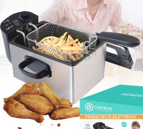 Friggitrice Elettrica Portatile Pofessionale 2000 W Cesto Acciaio Inox Tx-8254 Casa e cucina/Elettrodomestici per la cucina/Friggitrici Trade Shop italia - Napoli, Commerciovirtuoso.it