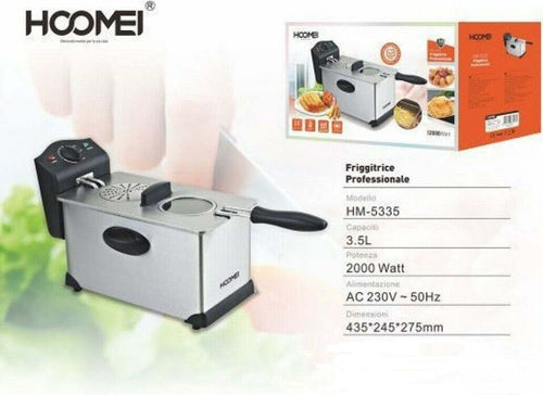 Friggitrice Elettrica Professionale In Acciaio 3,5lt Termostato Regolabile 2000w Casa, arredamento e bricolage > Elettrodomestici > Friggitrici Trade Shop italia - Napoli, Commerciovirtuoso.it