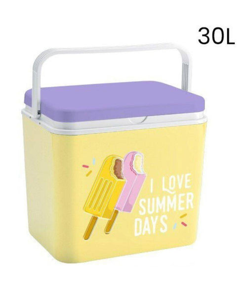 Frigo Portatile Borsa Termica Fantasia Gelato 30l Campeggio Estate Spiaggia
