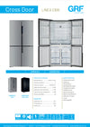 Frigorifero Americano Side by Side No Frost GRF 436 Litri F Inox CB91832X
