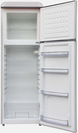 Frigorifero Doppia Porta Retro' Vintage Anni 50 AKAI CLASS280KCR cm cl. F Crema