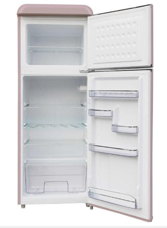 Frigorifero Doppia Porta Vintage Anni 50 AKAI CLASS240KPK 147x55 cm cl. F Rosa