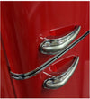 Frigorifero Doppia Porta Vintage Anni 50 AKAI CLASS280KRD 175x55 cm cl. F Rosso