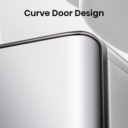 Frigorifero monoporta Libera installazione 82 L Design Curvilineo Silver Illuminazione LED Hisense RR106D4CDF