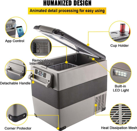 Frigorifero Portatile 12v Frigo Compressore Per Auto Barca Camper Da Viaggio 55l Casa, arredamento e bricolage > Elettrodomestici Trade Shop italia - Napoli, Commerciovirtuoso.it