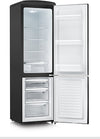 Frigorifero Retrò doppia porta Combinato Severin Nero RKG 8922