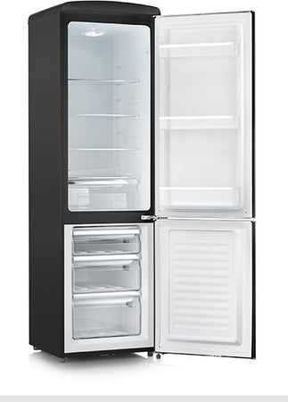 Frigorifero Retrò doppia porta Combinato Severin Nero RKG 8922