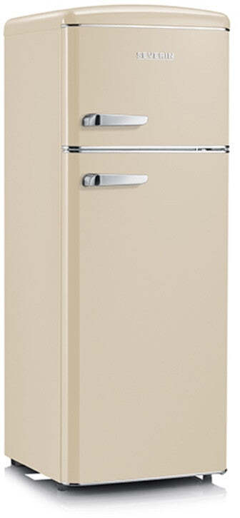 Frigorifero Retrò doppia porta Severin Crema RKG 8933