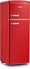 Frigorifero Retrò doppia porta Severin Rosso RKG 8930