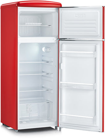 Frigorifero Retrò doppia porta Severin Rosso RKG 8930
