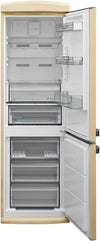 Frigorifero Retrò TOTAL NO FROST doppia porta Combinato  Sharp Crema SJ-NRA10RMXJD