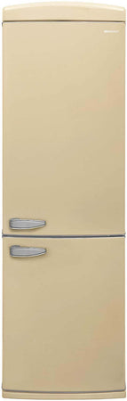 Frigorifero Retrò TOTAL NO FROST doppia porta Combinato  Sharp Crema SJ-NRA10RMXJD