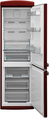 Frigorifero Retrò TOTAL NO FROST doppia porta Combinato Bordeaux Sharp  SJ-RA10RMXMD-EU