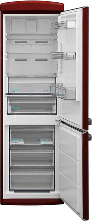 Frigorifero Retrò TOTAL NO FROST doppia porta Combinato Bordeaux Sharp  SJ-RA10RMXMD-EU