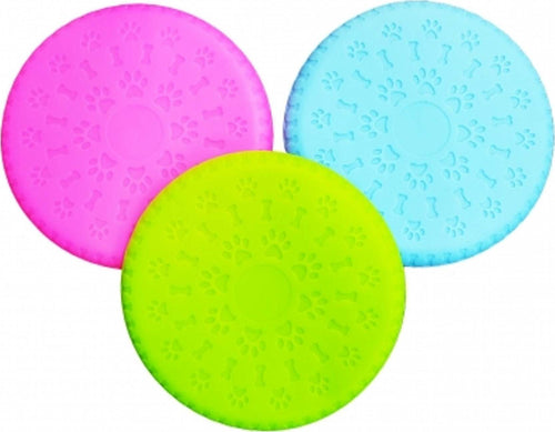 FRISBEE IN SILICONE 18.5 CM MORBIDO DISCO FRISBY SPORT RESISTENTE ANIMALI CANE Prodotti per animali domestici/Cani/Giocattoli/Frisbee Trade Shop italia - Napoli, Commerciovirtuoso.it