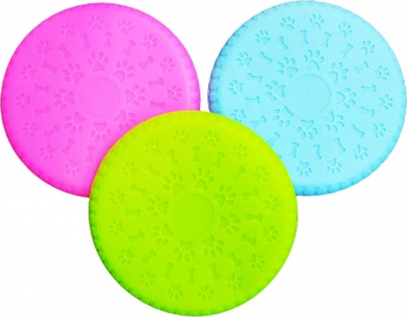 FRISBEE IN SILICONE 18.5 CM MORBIDO DISCO FRISBY SPORT RESISTENTE ANIMALI CANE Prodotti per animali domestici/Cani/Giocattoli/Frisbee Trade Shop italia - Napoli, Commerciovirtuoso.it