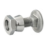 Bullone e dado antifurto per fissaggio paletto e saetta recinzione metallica 10 x 30 mm