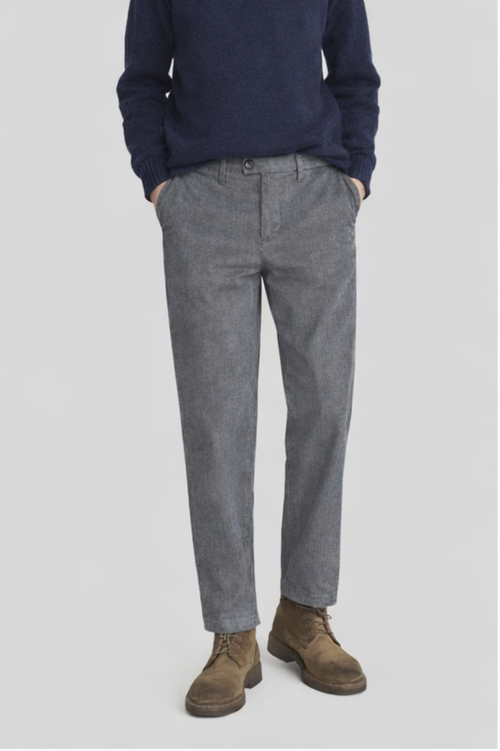 Roy Roger's Pantalone uomo chino conduit man melange RRU90120P4620112 C0052