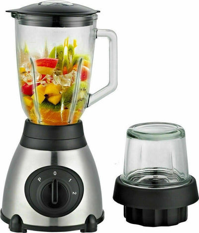 Frullatore 2 In 1 Pulse Lama Acciaio 1000w Brocca Vetro 1,5lt + 1 Piccola Q-fr60 Casa e cucina/Elettrodomestici per la cucina/Robot da cucina frullatori e impastatrici/Frullatori/Frullatori da tavolo Trade Shop italia - Napoli, Commerciovirtuoso.it
