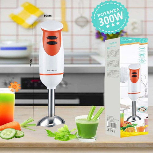 Frullatore Mixer A Immersione 300w Lame Acciaio 2 Velocit? Cucina Trita Tx-9112 Casa e cucina/Elettrodomestici per la cucina/Robot da cucina frullatori e impastatrici/Frullatori/Tritatutto e mini frullatori Trade Shop italia - Napoli, Commerciovirtuoso.it