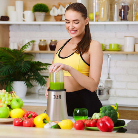 Frullatore Mixer Bullet Robot 21 Pezzi Con Kit Centrifuga Tritatutto Elettrico Casa, arredamento e bricolage > Elettrodomestici > Frullatori > Visto in TV Trade Shop italia - Napoli, Commerciovirtuoso.it