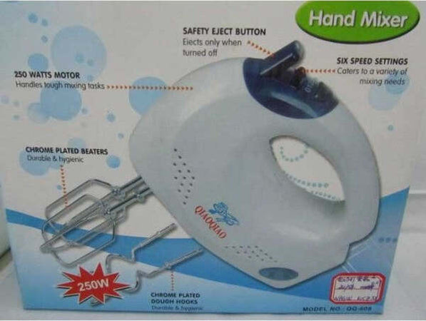 Frullatore-Mixer-Sbattitore-Con-Doppie-Fruste-250w-Super-Leggero-6-Velocita'
