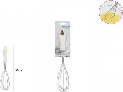 Frusta 33 Cm Con Manico In Plastica Bianca Utensile Da Cucina Pasticceria 66157 Casa, arredamento e bricolage > Cucina > Utensili Cucina Trade Shop italia - Napoli, Commerciovirtuoso.it