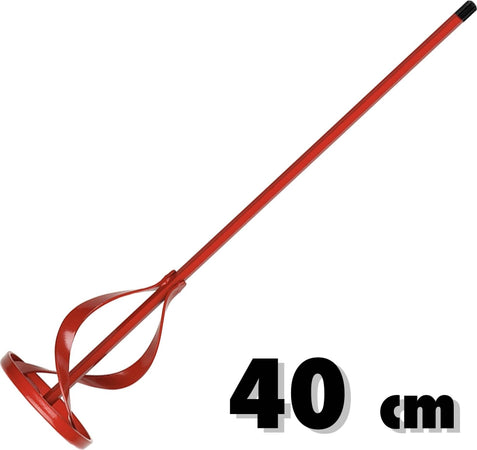 FRUSTA IN ACCIAIO ZINCATO PER MISCELATORE PITTURA COLLA MALTA COLORE ROSSO  Trade Shop italia - Napoli, Commerciovirtuoso.it