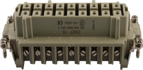 Frutto-presa-serie-CME-connessione-con-morsetto-a-vite-16-+-2-poli-16A-400/690V-6kV-ILME