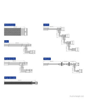 FSP FORTRON ALIM. VITA 850GD 850W, 80+ Gold, ATX 3.1, direct cable PPA8504