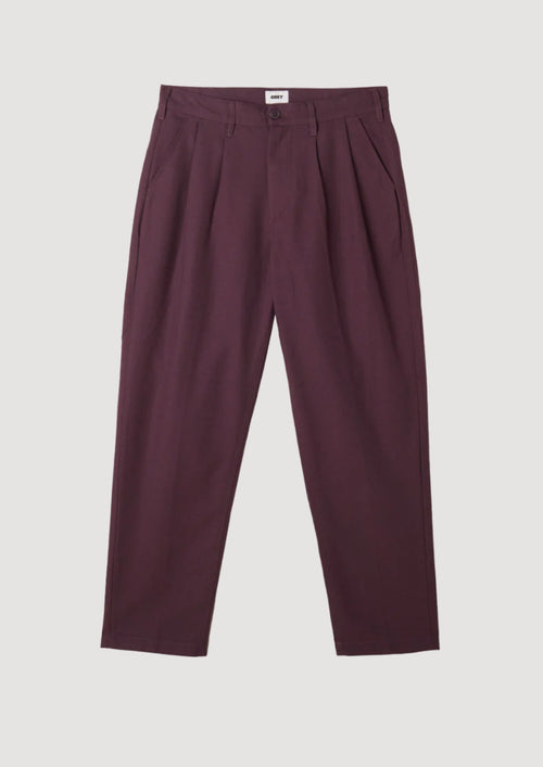 OBEY Fubar Pleated Pant da uomo