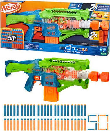 Fucile-giocattolo-Hasbro-F6363EU4-NERF-Blaster-Elite-2.0-Double-Punch