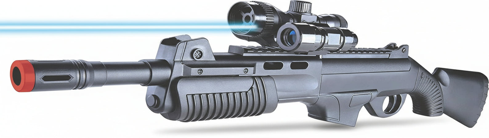 Fucile Pistola Giocattolo A Pallini Con Luce Torcia Puntatore Mitra Commando Giocattoli e Modellismo Trade Shop italia - Napoli, Commerciovirtuoso.it