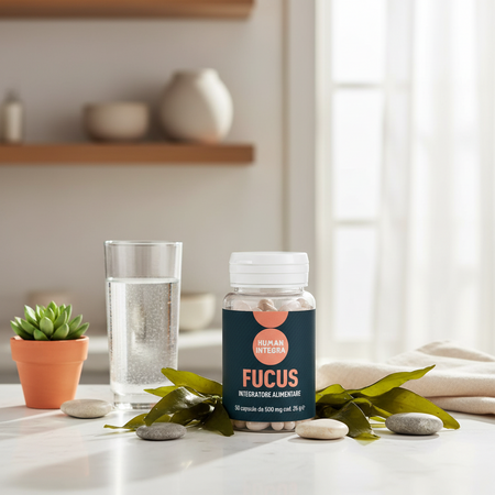 Stimolante del Metabolismo e Saziante Naturale Fucus Tallo Integratore Alga 50 Capsule