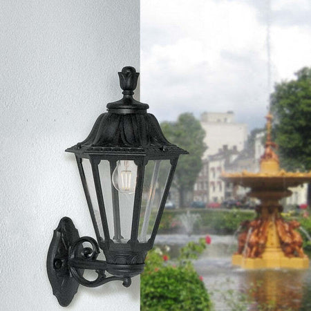 FUMAGALLI BISSO/RUT NERO TRASP E27 | E26131000AXE27 Illuminazione/Illuminazione per esterni/Lampade da parete Zencoccostore - Formia, Commerciovirtuoso.it