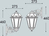 FUMAGALLI BISSO/SABA NERO TRASP E27 | K22131000AXE27 Illuminazione/Illuminazione per esterni/Lampade da parete Zencoccostore - Formia, Commerciovirtuoso.it
