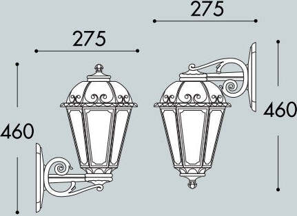 FUMAGALLI BISSO/SABA NERO TRASP E27 | K22131000AXE27 Illuminazione/Illuminazione per esterni/Lampade da parete Zencoccostore - Formia, Commerciovirtuoso.it