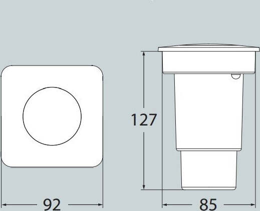 FUMAGALLI CECI 90 SQUARE NERO SATIN LED GU10 6W CC SET | 1F4000000AXL1K Illuminazione/Illuminazione per esterni/Luci per sentieri Zencoccostore - Formia, Commerciovirtuoso.it