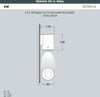 FUMAGALLI FRANCA 90 WALL BIANCO GU10 6W CCT 2700/4000K | 3A7002000WXL1K Illuminazione/Illuminazione per esterni/Lampade da parete Zencoccostore - Formia, Commerciovirtuoso.it