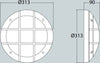 FUMAGALLI GELMI GR NERO OPALE E27 | 3G3000000AYE27 Illuminazione/Illuminazione per esterni/Lampade da parete Zencoccostore - Formia, Commerciovirtuoso.it