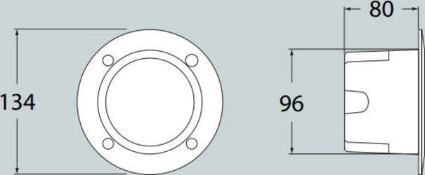 FUMAGALLI LETI 100 ROUND GRIGIO OPALE LED GX53 3W CCT SET | 2C1000000LYG1K Illuminazione/Illuminazione per esterni/Lampade da parete Zencoccostore - Formia, Commerciovirtuoso.it