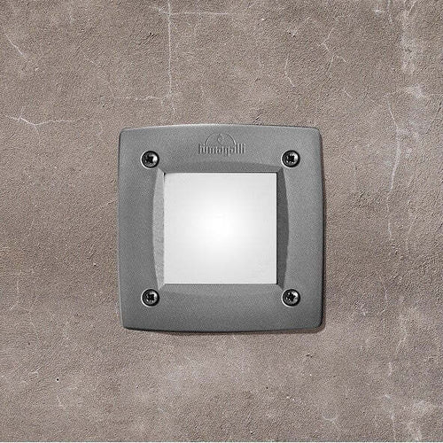 FUMAGALLI LETI 100 SQUARE GRIGIO OPALE LED GX53 3W CCT SET | 3C1000000LYG1K Illuminazione/Illuminazione per esterni/Lampade da parete Zencoccostore - Formia, Commerciovirtuoso.it
