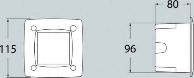 FUMAGALLI LETI 100 SQUARE NERO OPALE LED GX53 3W CCT SET | 3C1000000AYG1K Illuminazione/Illuminazione per esterni/Lampade da parete Zencoccostore - Formia, Commerciovirtuoso.it